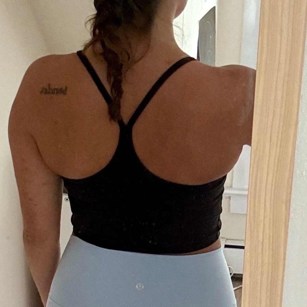 Aerie racer back workout cropped top